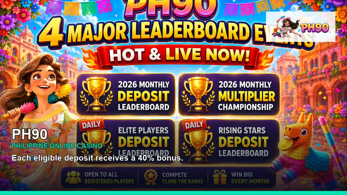 PH90 online casino and slot games for Philippine players